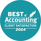 Best of Accounting Client Satisfaction 2024 Badge